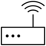 Wireless Modem SVG Icon